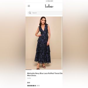 Worn Once Lulus Dress